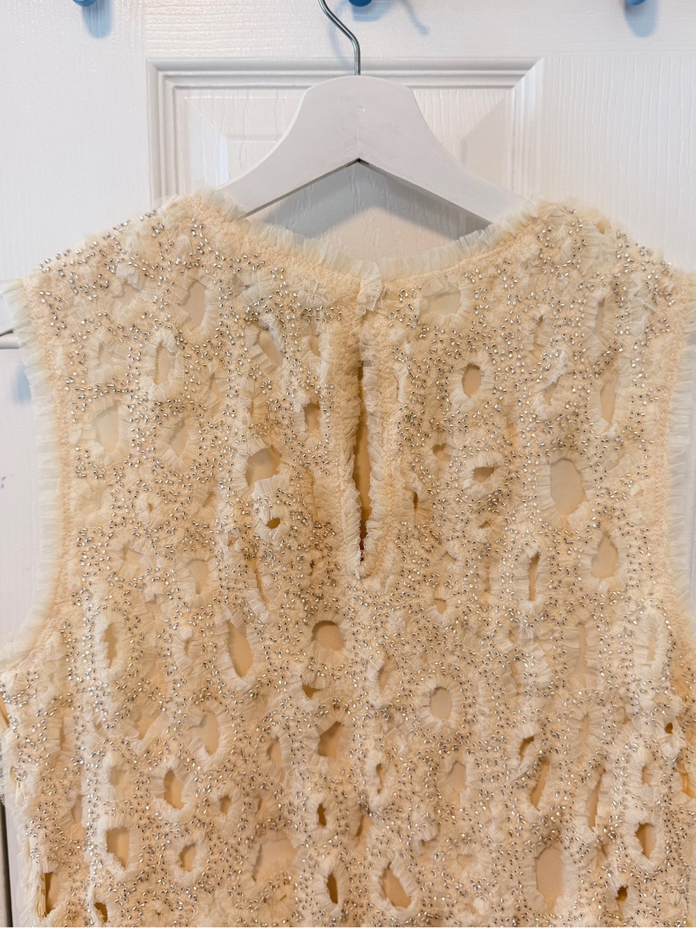 NWT &Otherstories Beaded Tulle Mini Dress - Picture 5 of 13